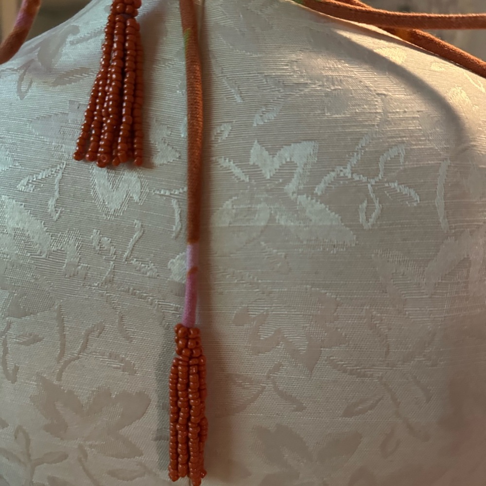 Floral Orange Maxi Dress - Picture 5 of 9
